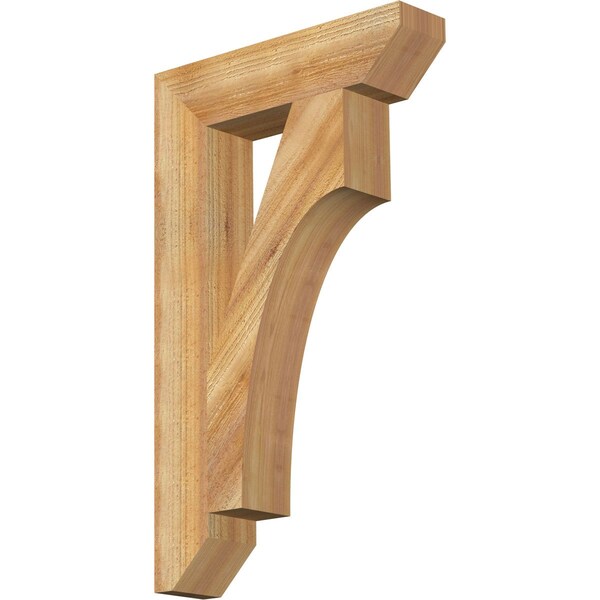 Ekena Millwork Westlake Slat Rough Sawn Bracket, Western Red Cedar, 4"W x 18"D x 30"H BKT04X18X30WTL06RWR - main